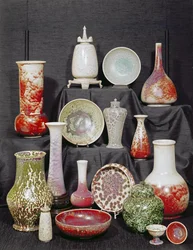 Collectie van Ruskin aardewerk